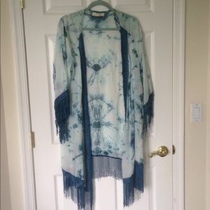 Staring at Stars: Lightweight Boho Tie-Dye Coverup